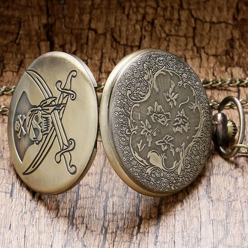 Cool Pirate Pocket Watch | Skull Action