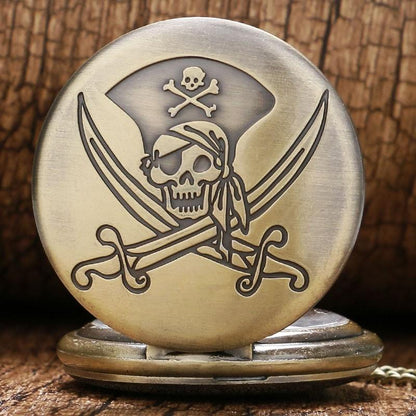 Cool Pirate Pocket Watch | Skull Action