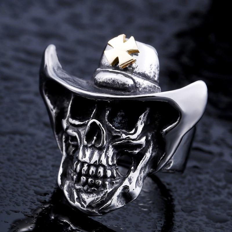 Cowboy Skull Ring | Skull Action