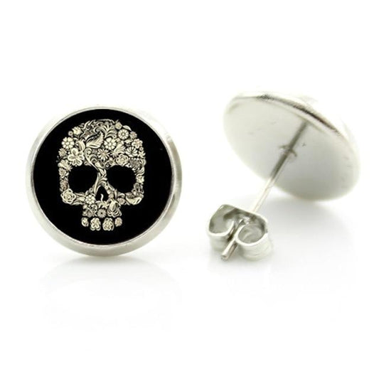 cute skull earrings