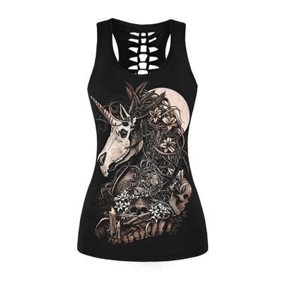 Death Metal Unicorn Tank Top