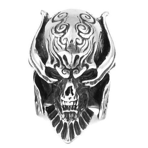 demon skull ring