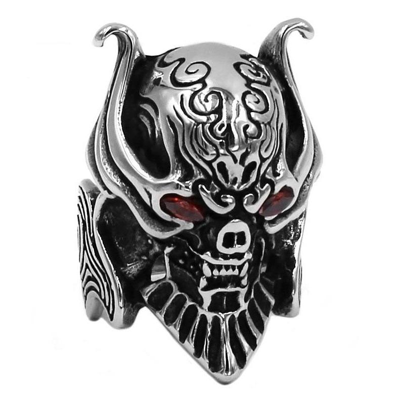 demon skull ring