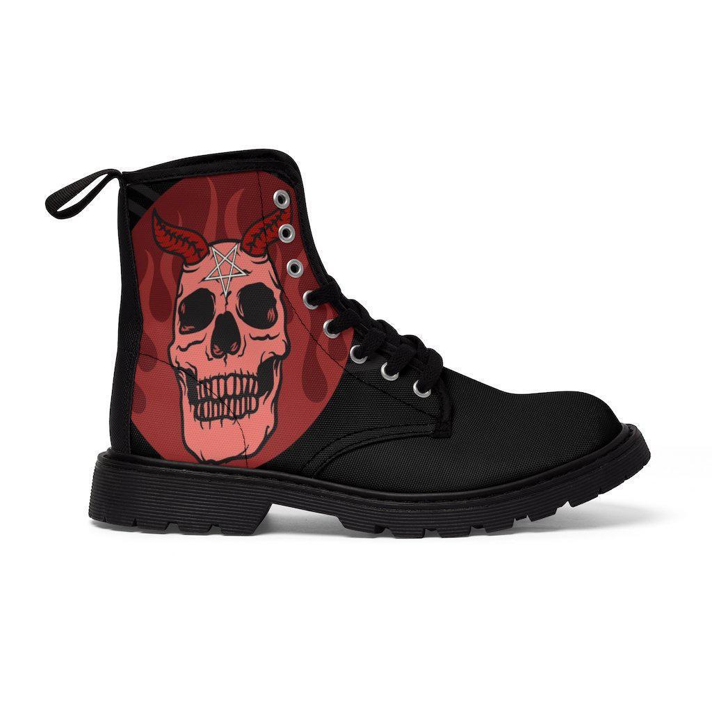 Demonia skull outlet boots