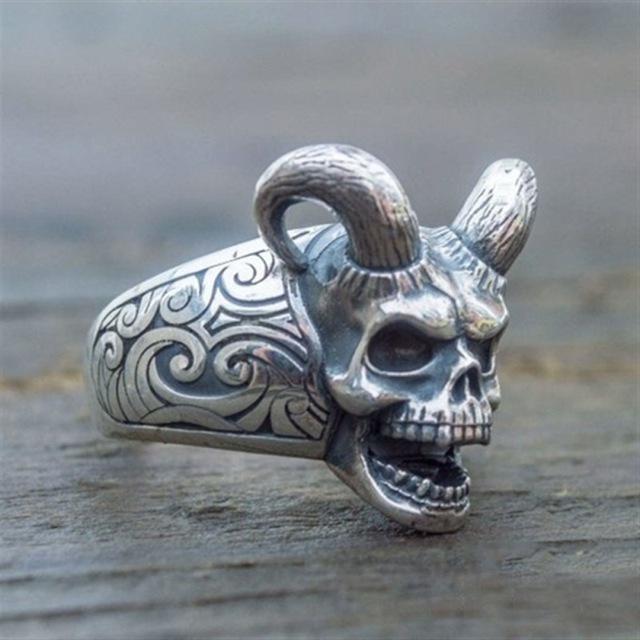 Devil Face Ring | Skull Action