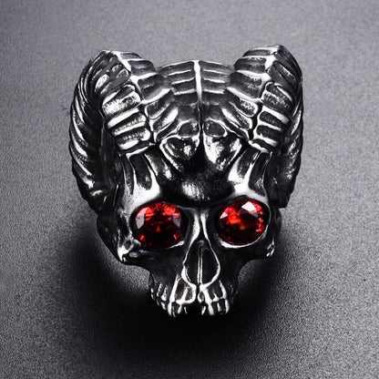 Devil Horn Nose Ring | Skull Action