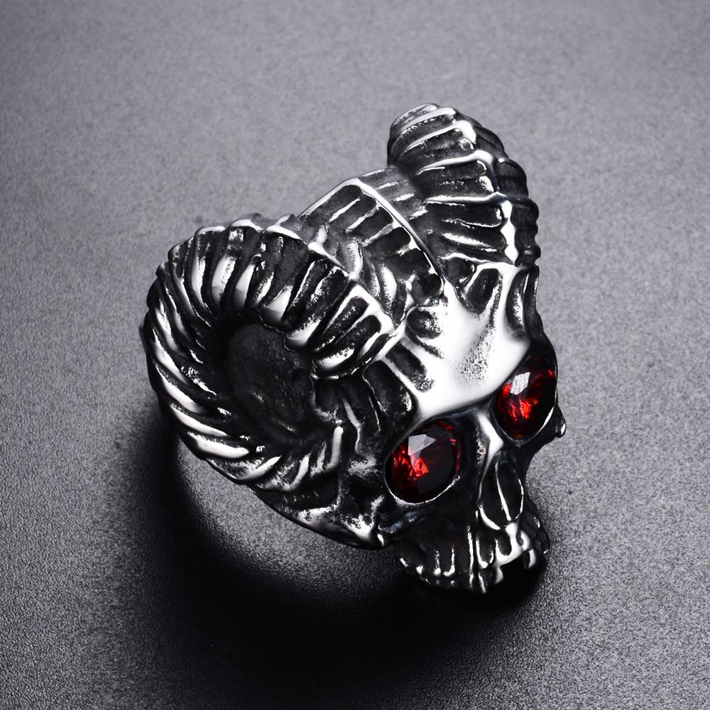 Devil Horn Nose Ring | Skull Action