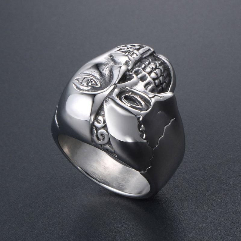 Double Face Skull Ring | Skull Action