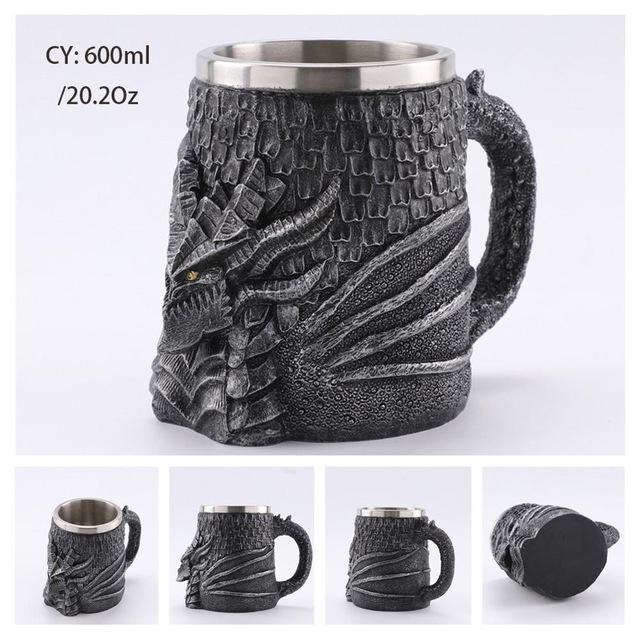 Dragon Beer Mug | Skull Action