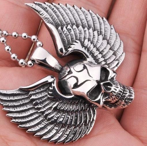 Eagle Wings Necklace | Skull Action