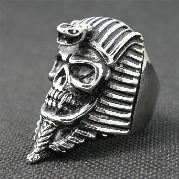 Egyptian Pharaoh Ring | Skull Action