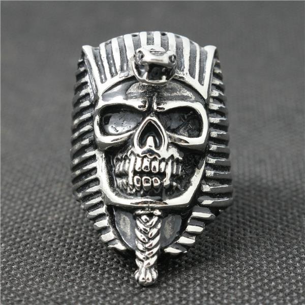 Egyptian Pharaoh Ring | Skull Action