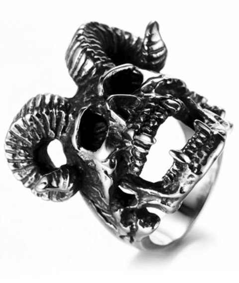 evil rings biker jewelry