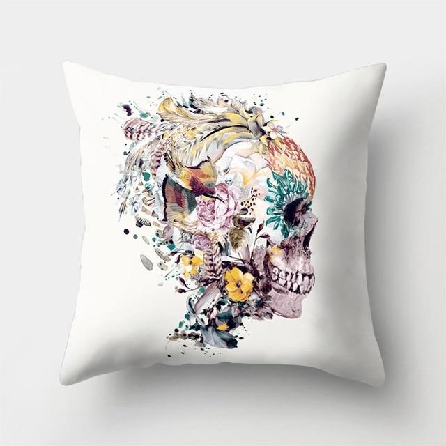 Exotic Skull Pillow