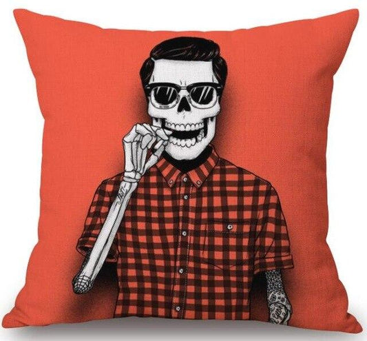 Fashion Skeleton Pillow