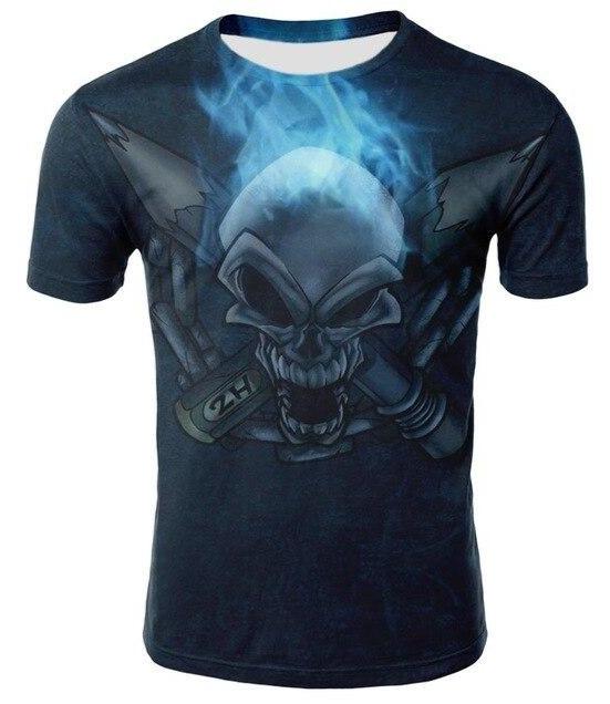 Fire Skull T Shirt
