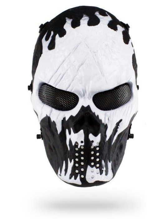 Flaming Skull Mask Cosplay