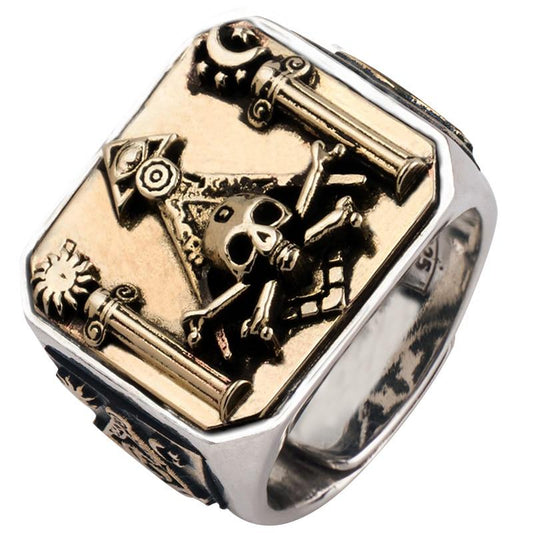 freemason skull ring