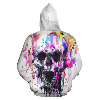 Skull Sweatshirt Colorful