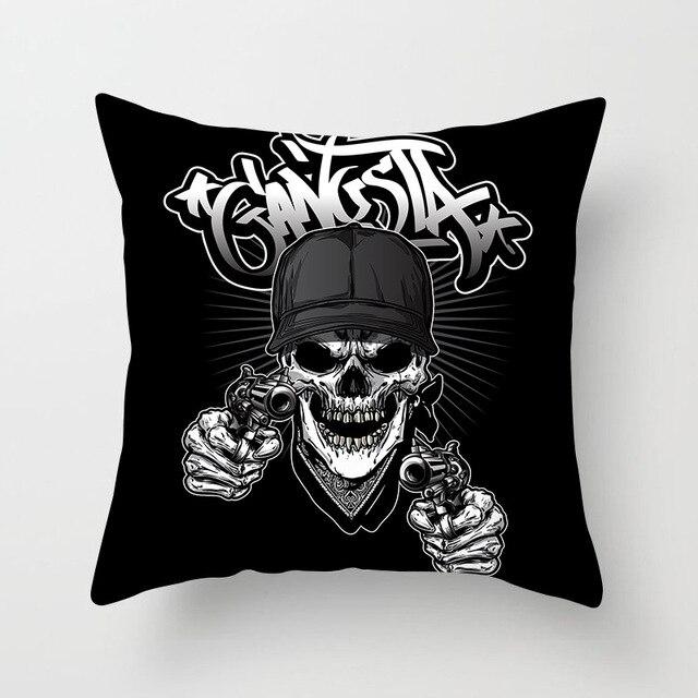Gangsta Skull Pillow