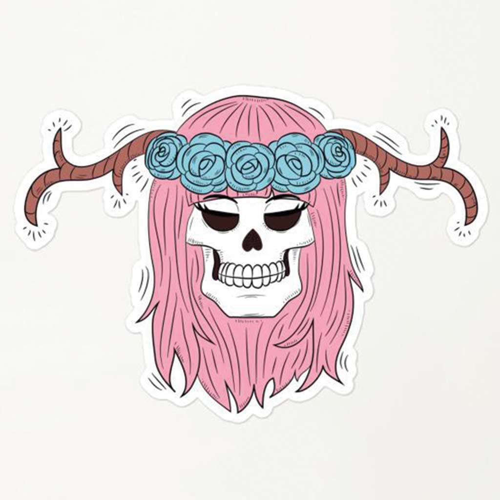 girly-skull-stickers