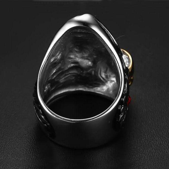 Gold Joker Ring | Skull Action