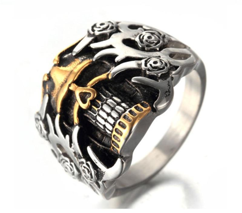 Gold Skeleton Ring | Skull Action