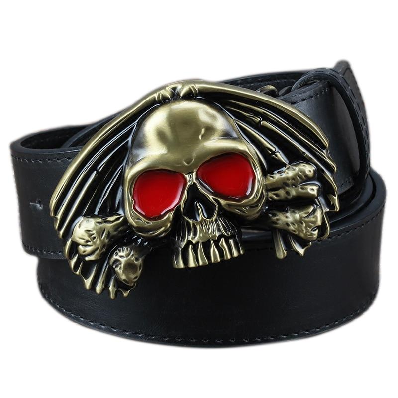 Gold Skull Belt Buckle | Skull Action