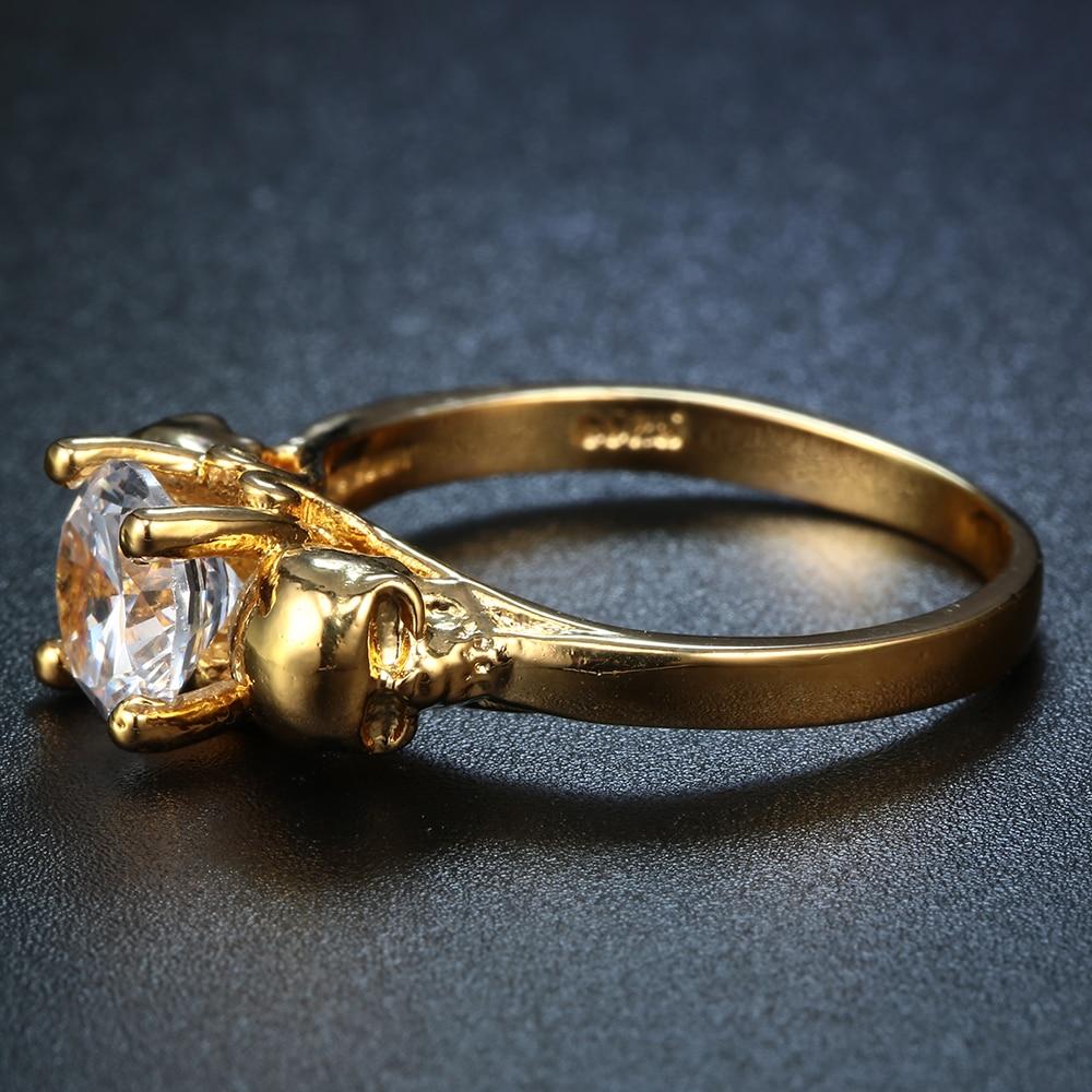 Gold Skull Ring Womens | Skull Action