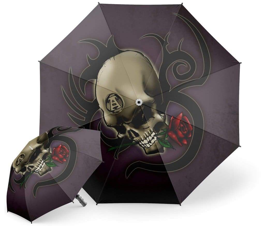 Goth Skull Umbrella