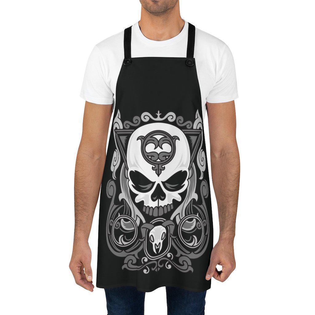 gothic-apron-with-skull
