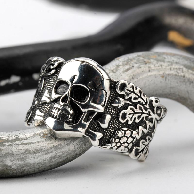 Gothic Biker Skull Ring | Skull Action