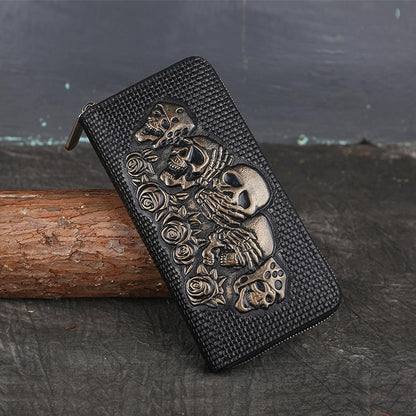 gothic leather wallet