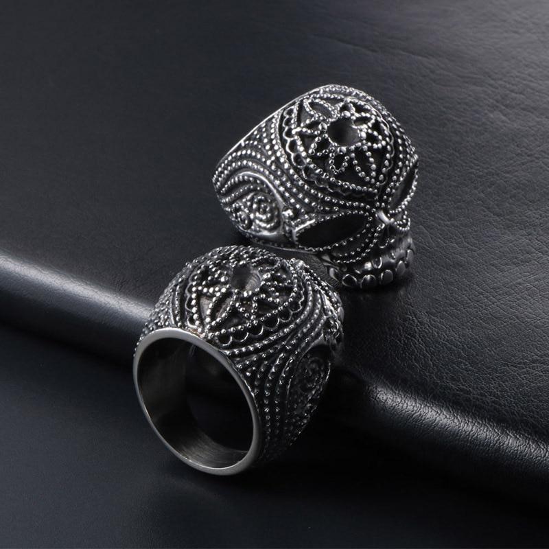Gothic Male Rings | Skull Action