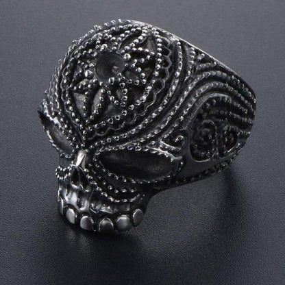 Gothic Male Rings | Skull Action