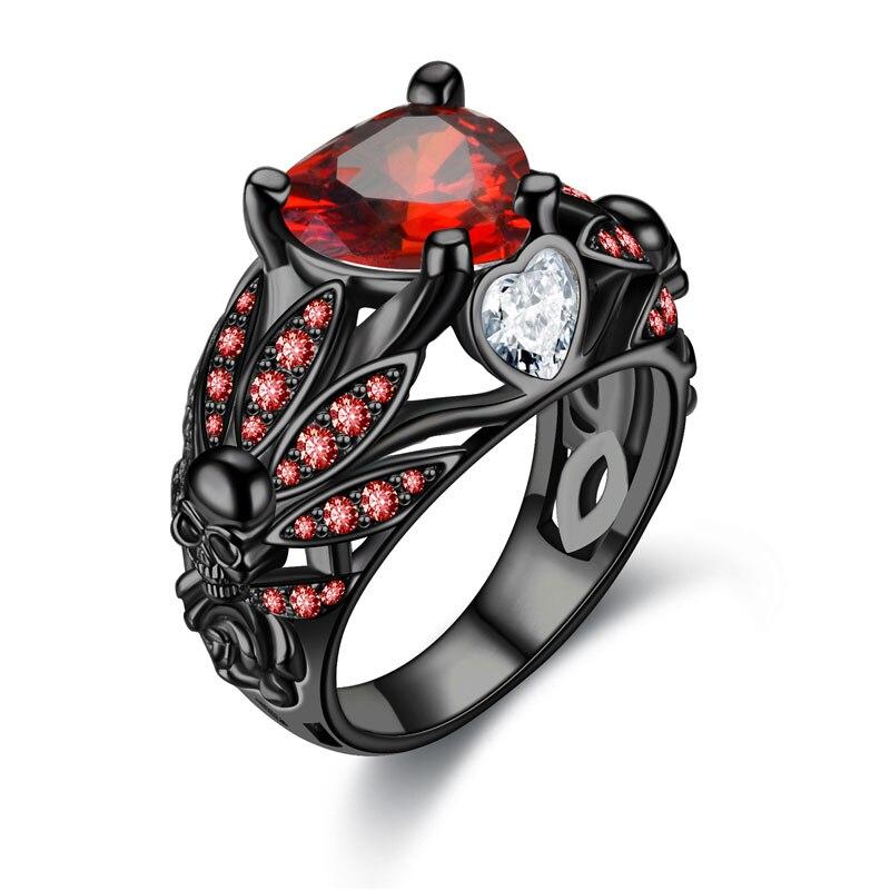 gothic ruby ring
