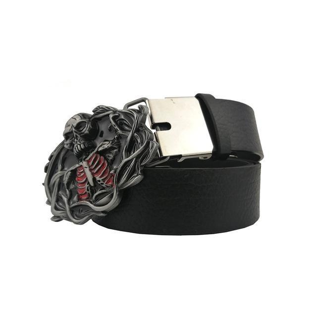 gothic skull belt