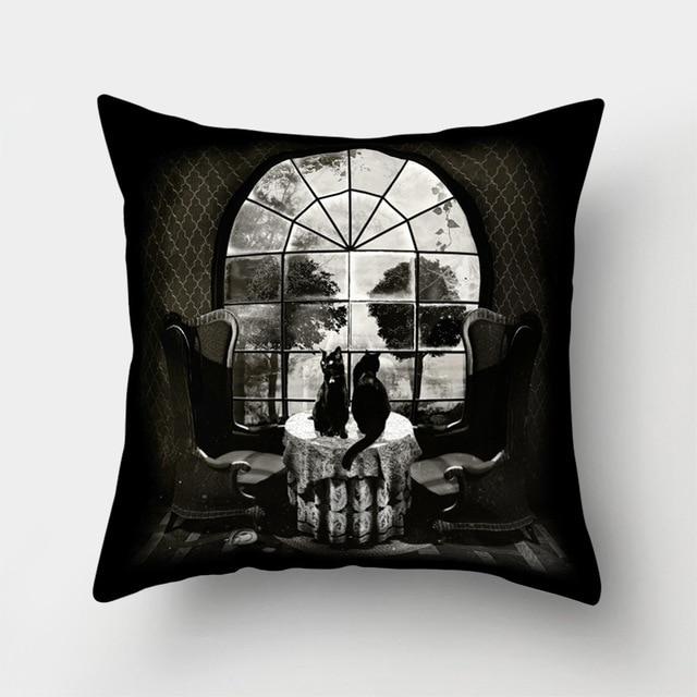 Gothic Skull Pillow