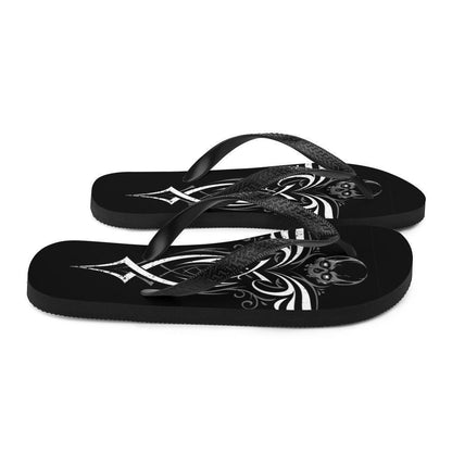 gothic-skull-wedge-flip-flops-design