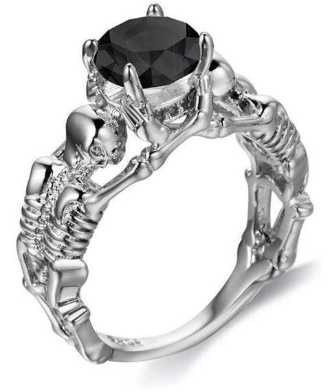 Skull Ring Gothic Style