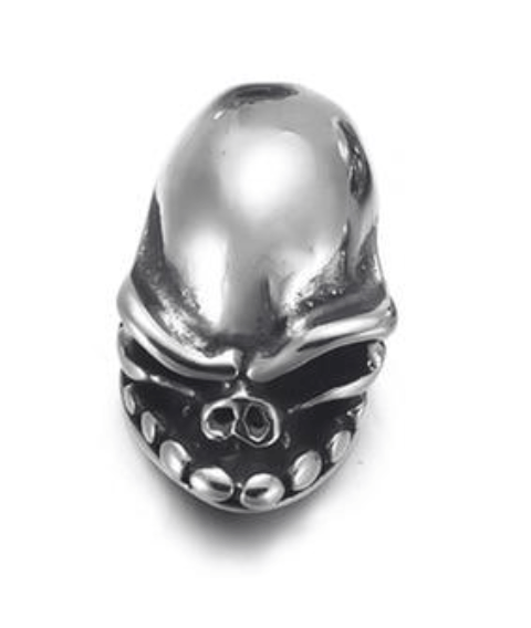 Gray Skull Beads