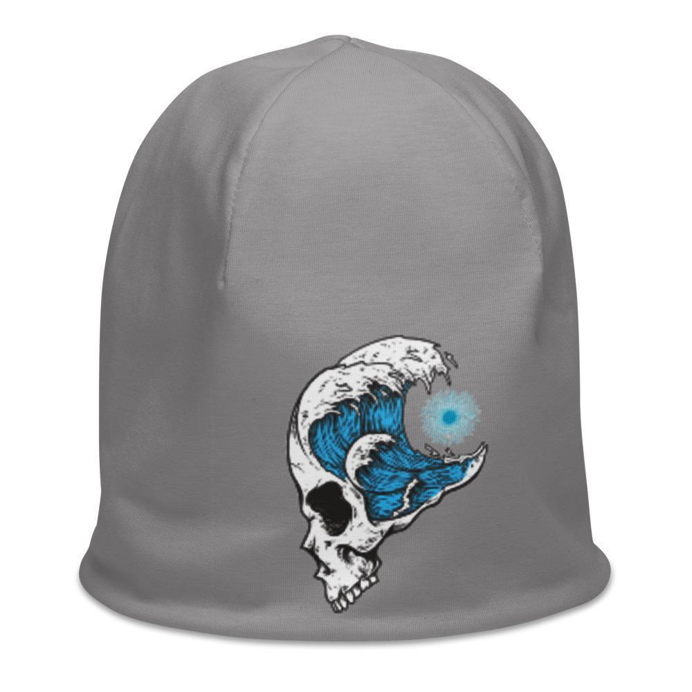 grey-skull-beanie-printed