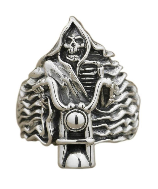 Skull Ring Free Rider