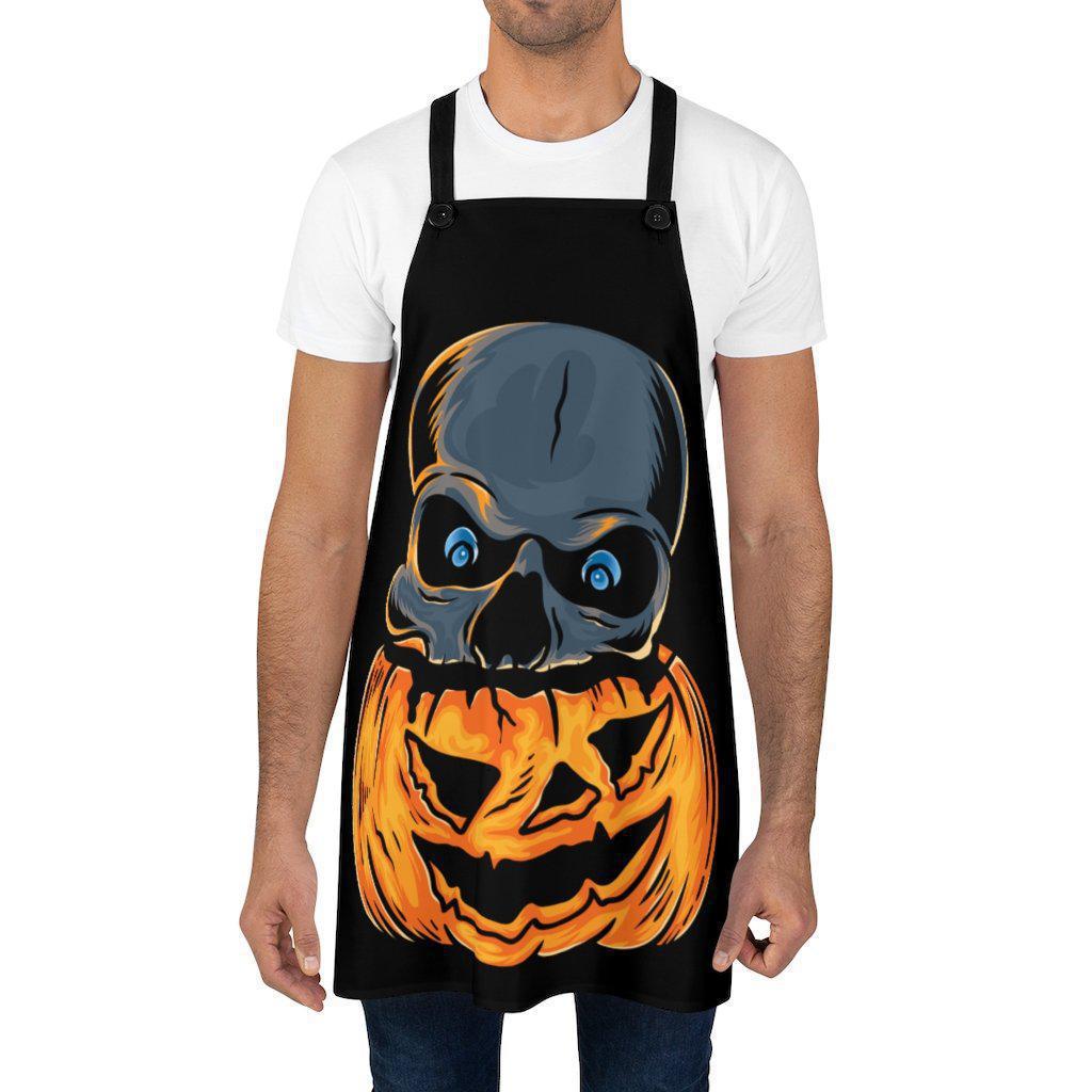 halloween-aprons-skull-printed