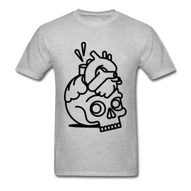 Heart Skull T-Shirt | Skull Action