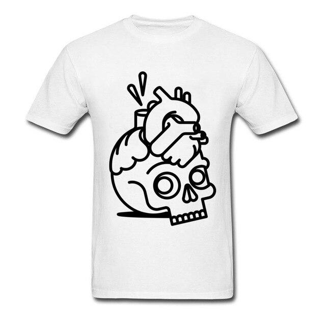 Heart Skull T-Shirt | Skull Action