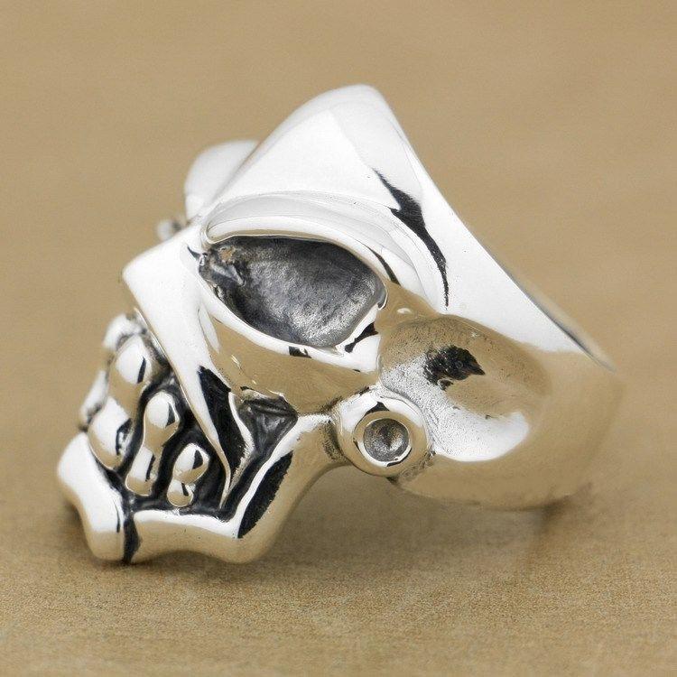 Heavy Silver Skull Ring | Skull Action