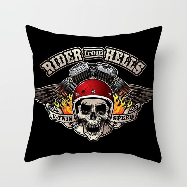 Hell Skull Pillow
