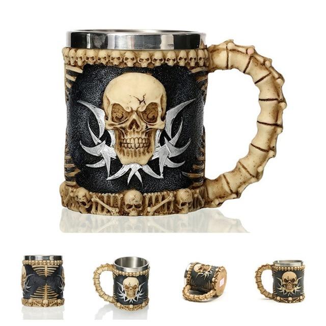 Human Skull Coffee Mug