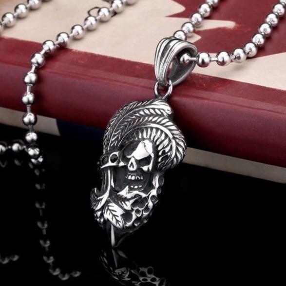 Indian Skull Necklace | Skull Action